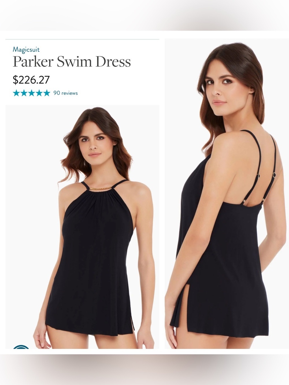 New! Miraclesuit Magicsuit Parker Swim Dress